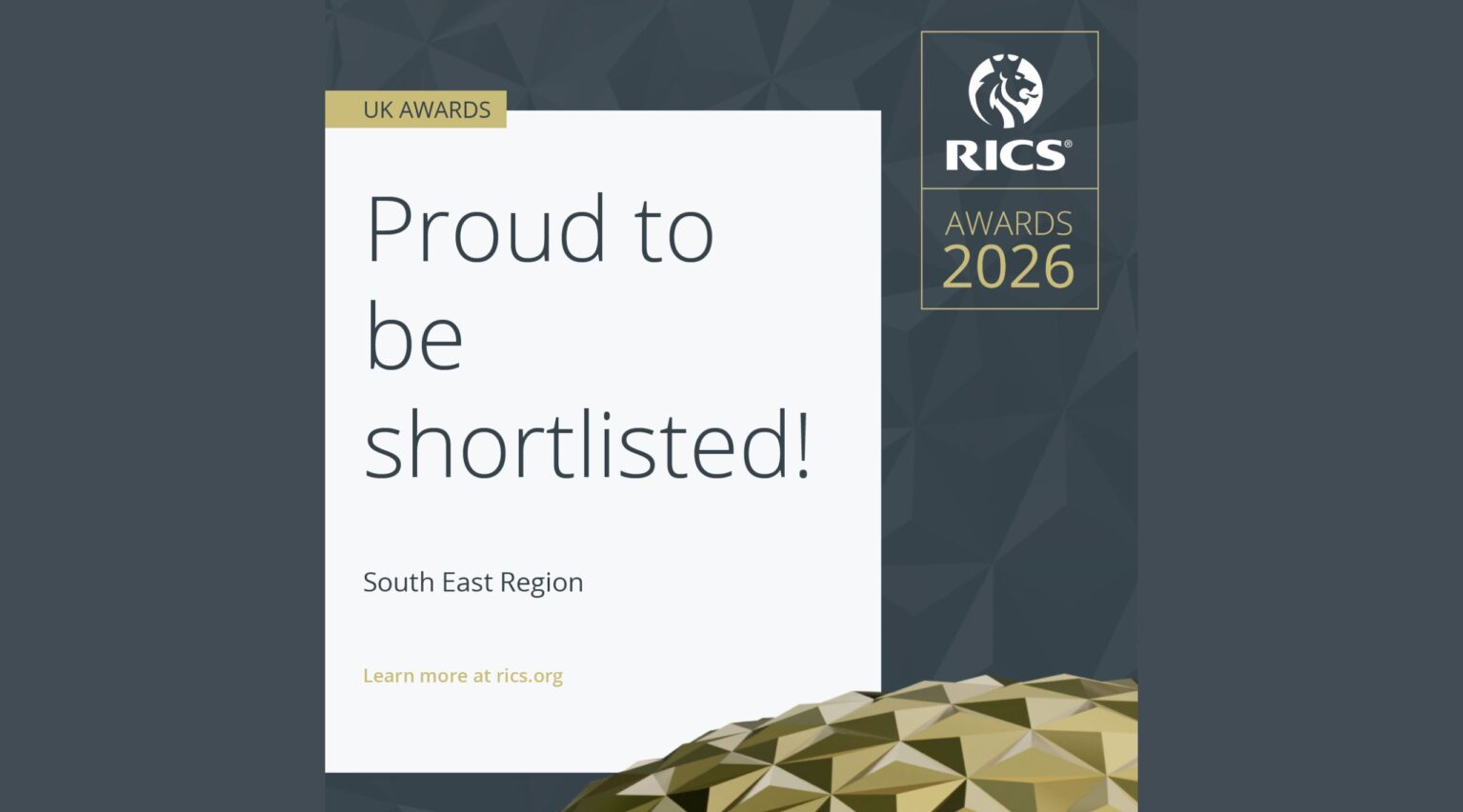 RICS Shortlisting Logo South East Region