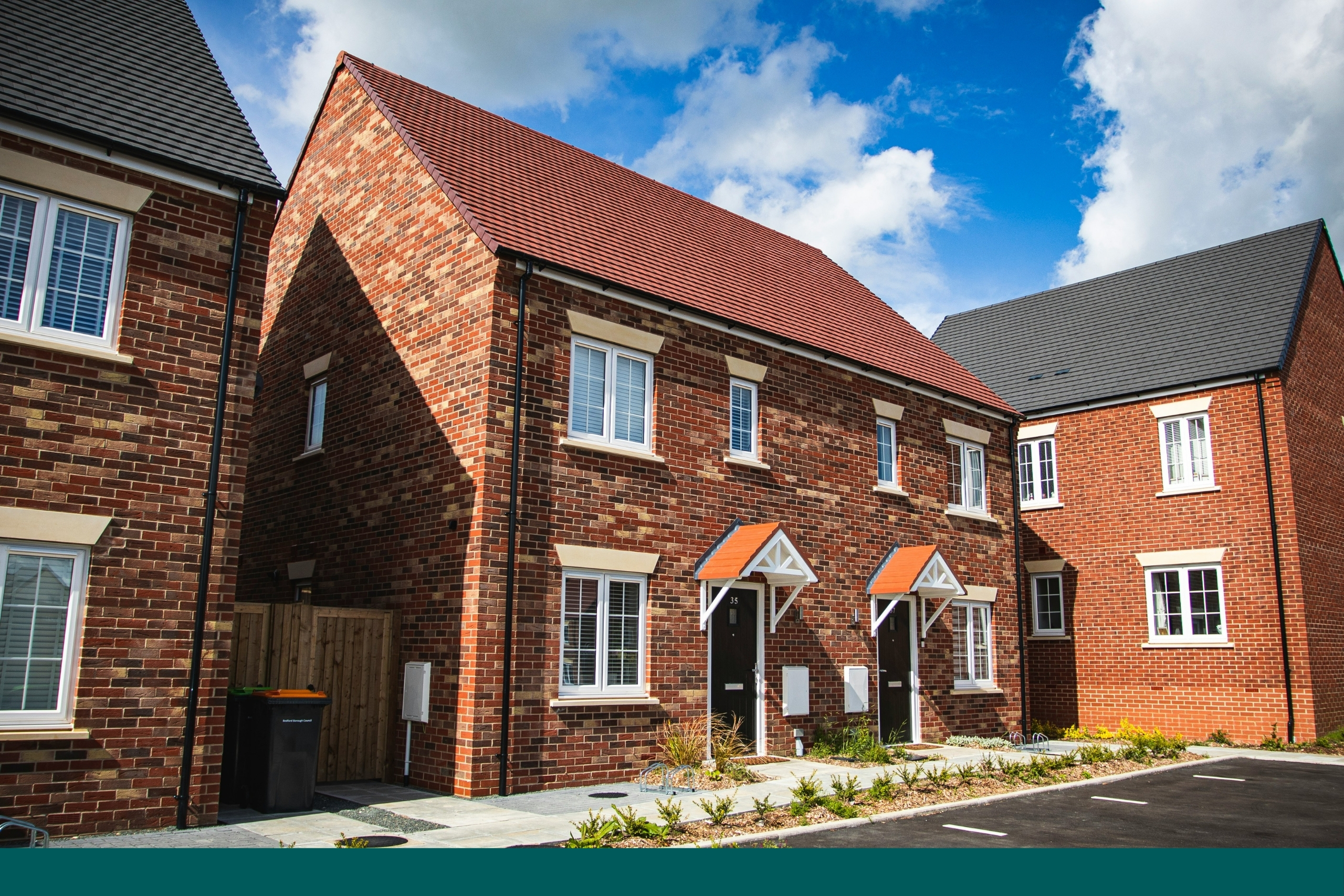 Adapting rental properties: modern semi-detached rental homes on a UK new-build development